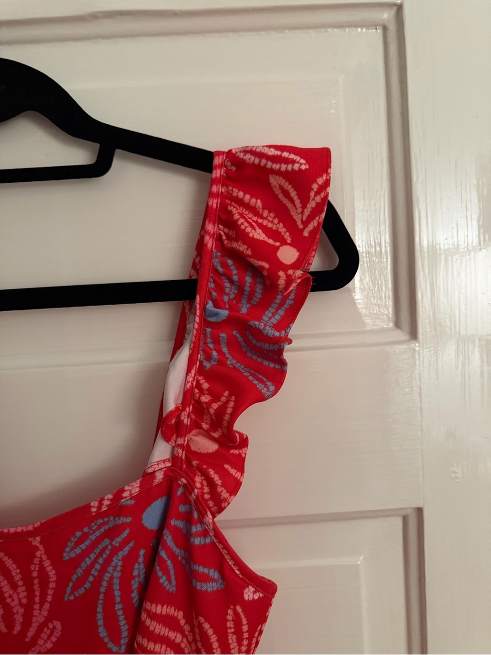 Likely Red Floral Ruffle Mini Dress - Picture 4 of 8